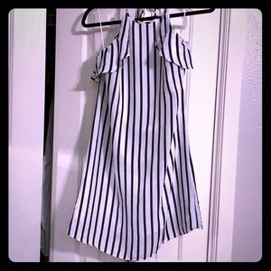Halter striped dress